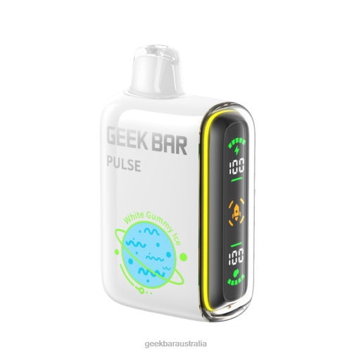 Geek Bar Pulse 15K Disposable Vape White Gummy Ice 2084B68 Geek Bar Sale